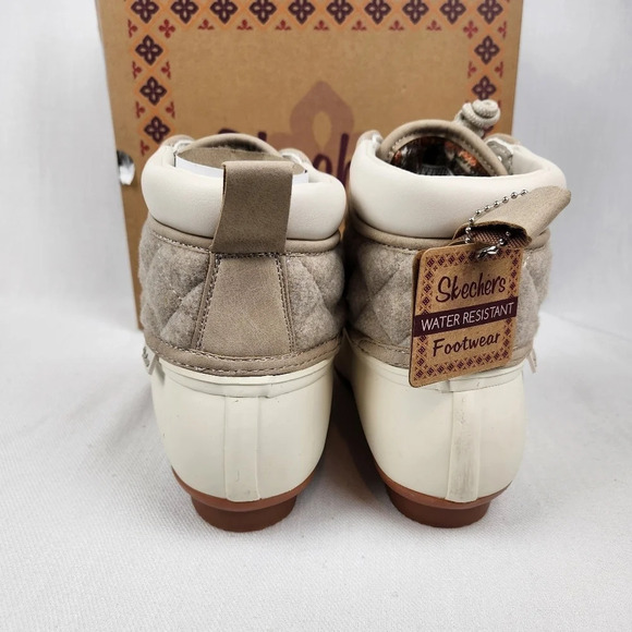 Skechers Waterproof Rubber Ankle Boots - Picture 4 of 10